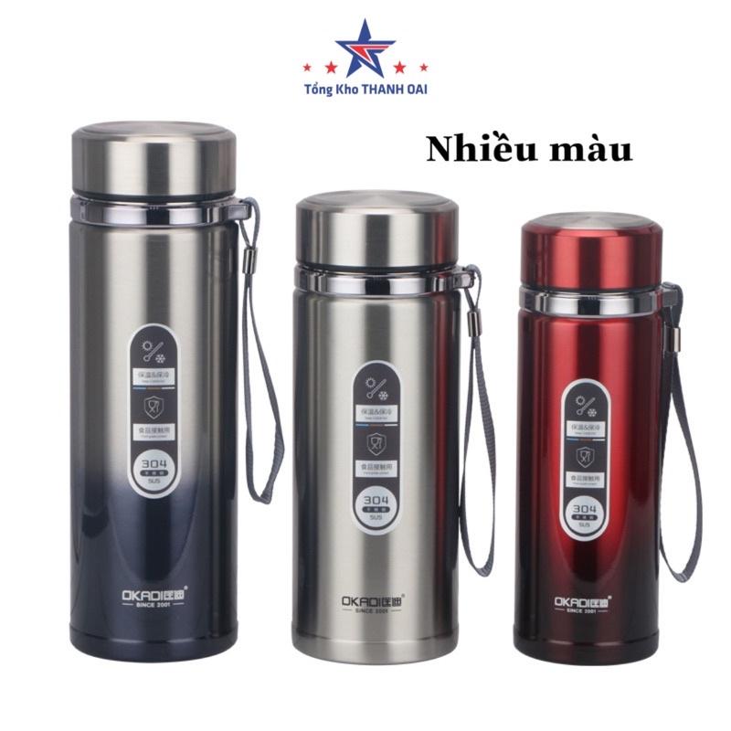 Bình giữ nhiệt cao cấp inox 1000ml bình nước giữ nhiệt cute 1 lít