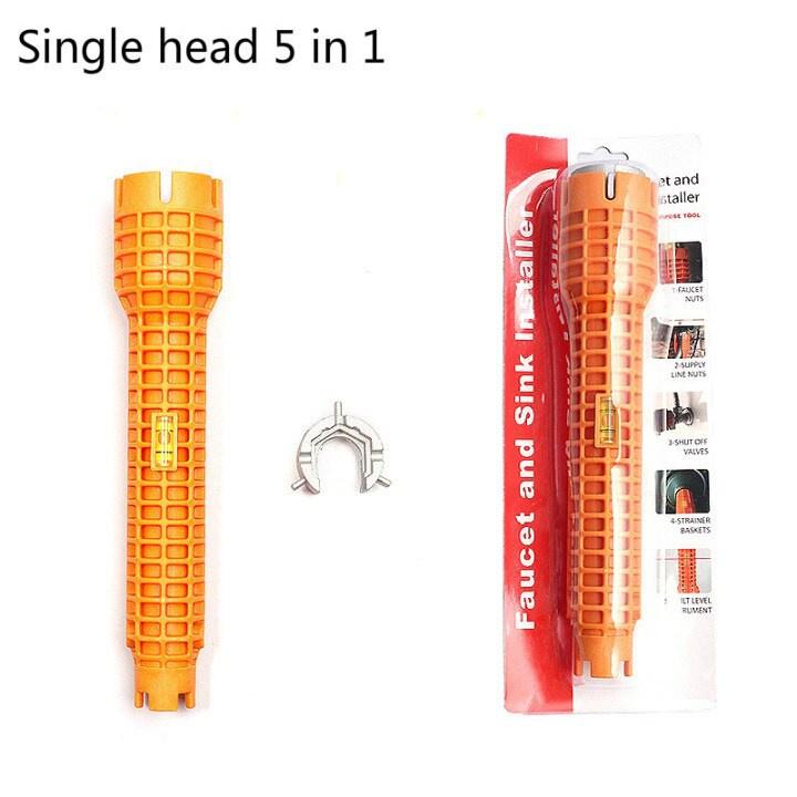 Cờ lê đa năng vặn mở ống nước phiên bản mới - Dụng cụ vặn dây cấp nước tháo lắp van vòi chậu bồn rửa chén