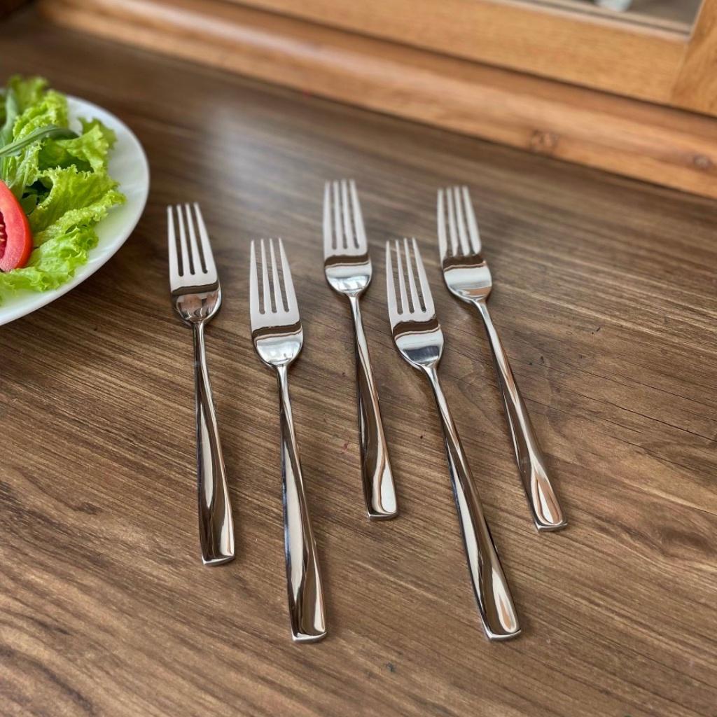 Bộ 6 Dĩa Miura Daily inox 18/0 sang trọng, chống trơn trượt