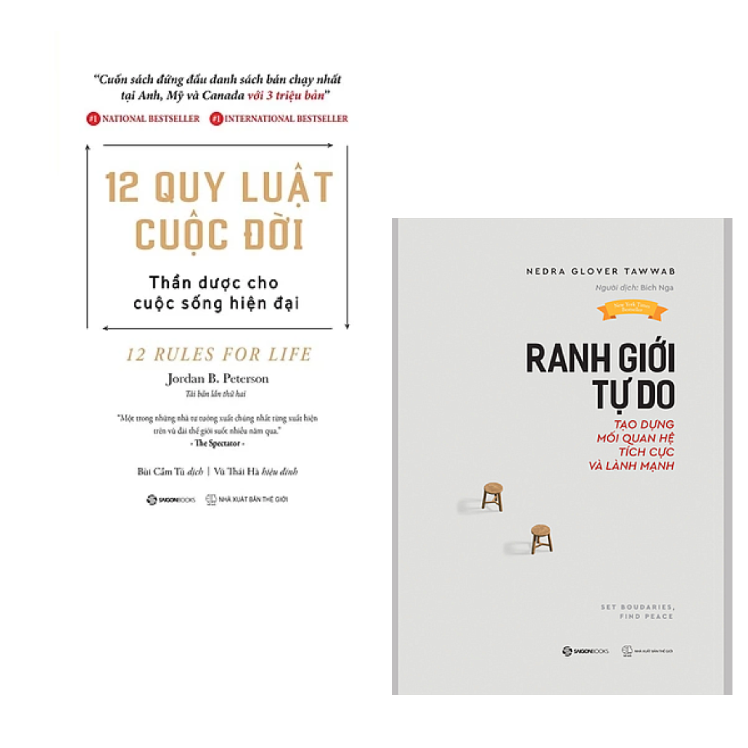 Combo 2Q Trong Bộ Sách Hành Trình Tự Do: Ranh Giới Tự Do + 12 Quy Luật Cuộc Đời - Thần Dược Cho Cuộc Sống Hiện Đại