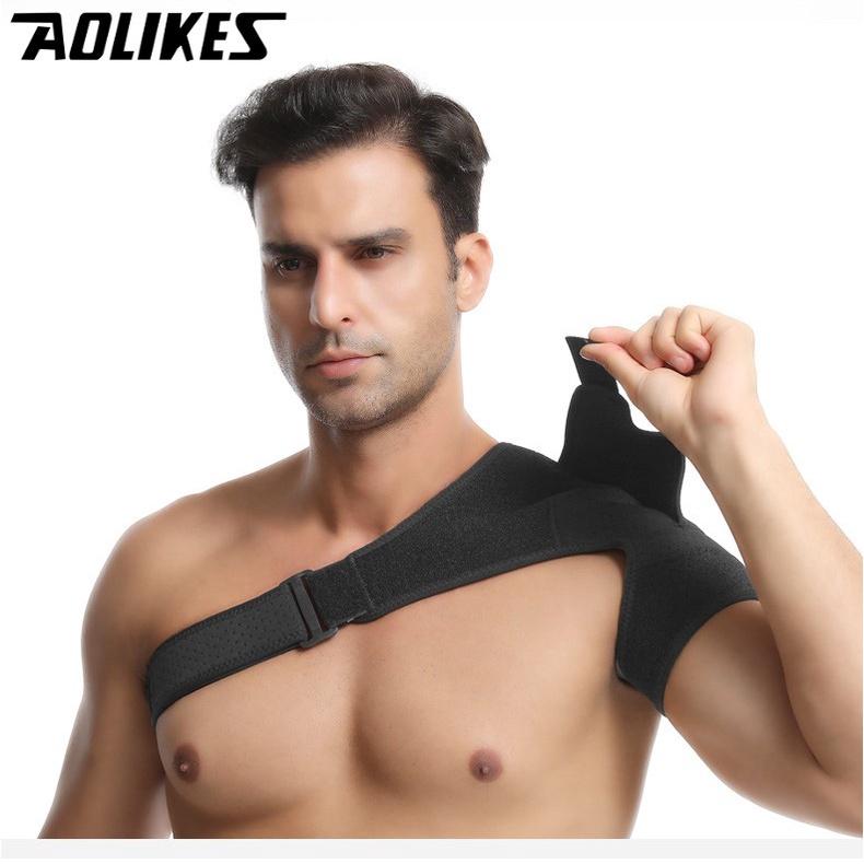 Đai cố định khớp vai AOLIKES A-1692 bảo vệ, cố định khớp xương vai sport shoulder support