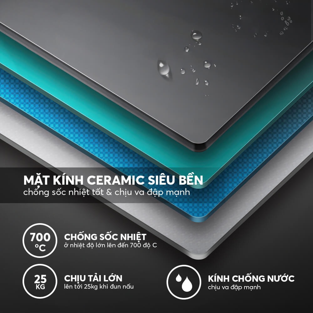 Bếp Điện Từ Đơn Elmich ICE-8878 1800W, Hàng Chính Hãng, Mặt Kính Ceramic - JoyMall