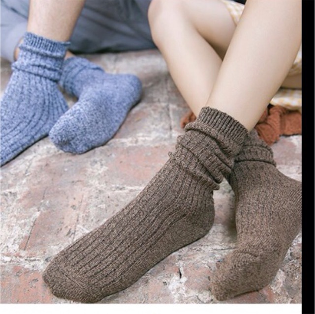 Combo 03 đôi tất len tiêu cao cổ màu số 1