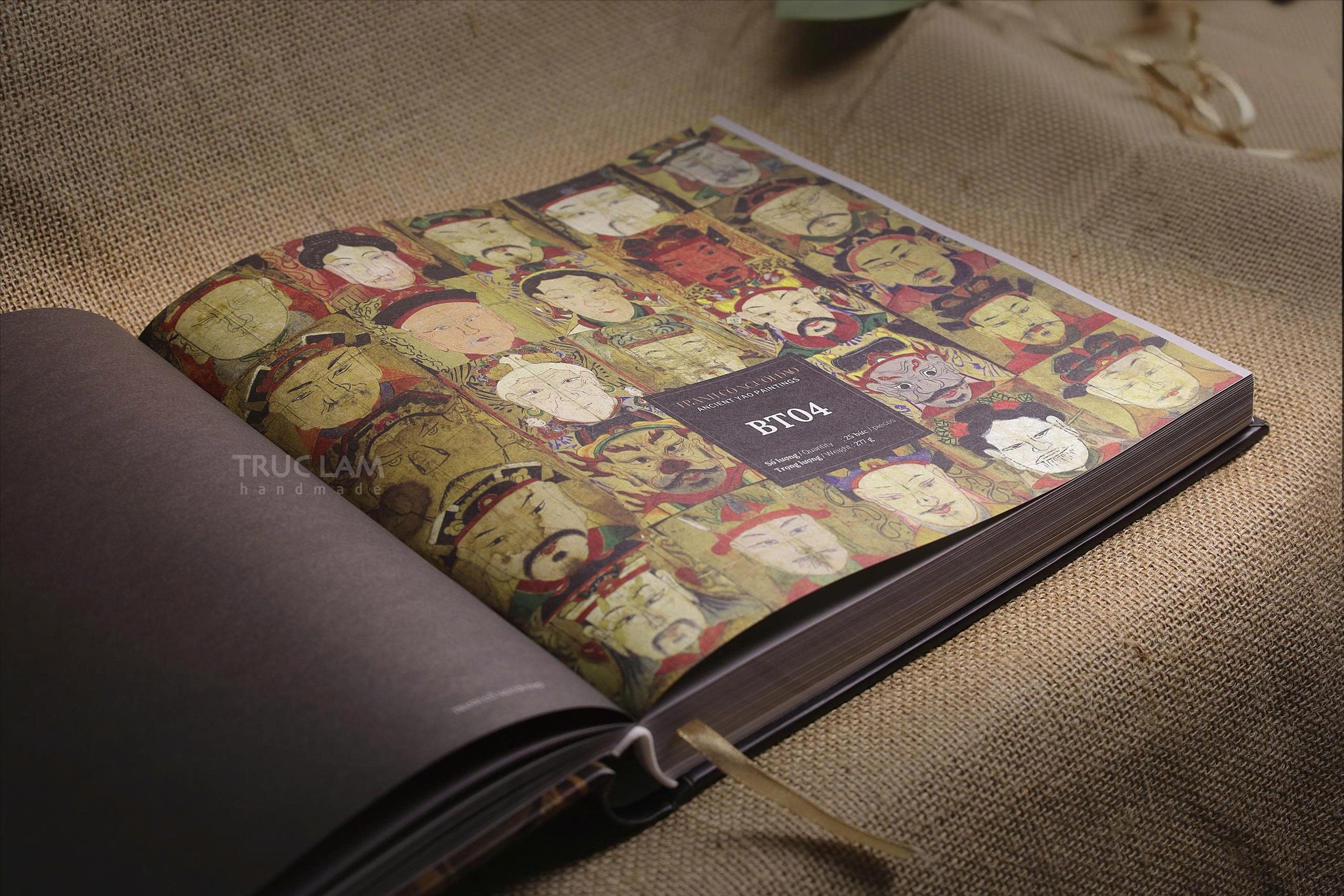 (Bìa cứng, in màu toàn bộ) TRANH CỔ NGƯỜI DAO - Trúc Lâm Handmade – NXB Mỹ thuật