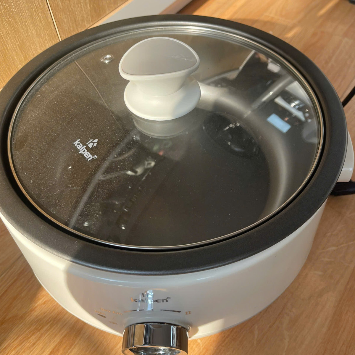 Nồi lẩu điện đa năng Kalpen 5L công suất 1800W, khay lẩu tháo rời, bảo hành 24 tháng - Hàng chính hãng