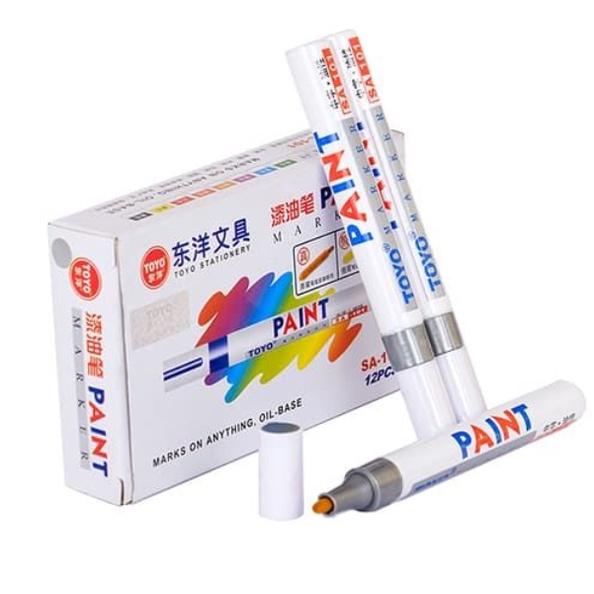 Bút Sơn Toyo Paint Marker SA101 (Bút Repaint) Bút Vẽ Giày, Lốp Xe,..