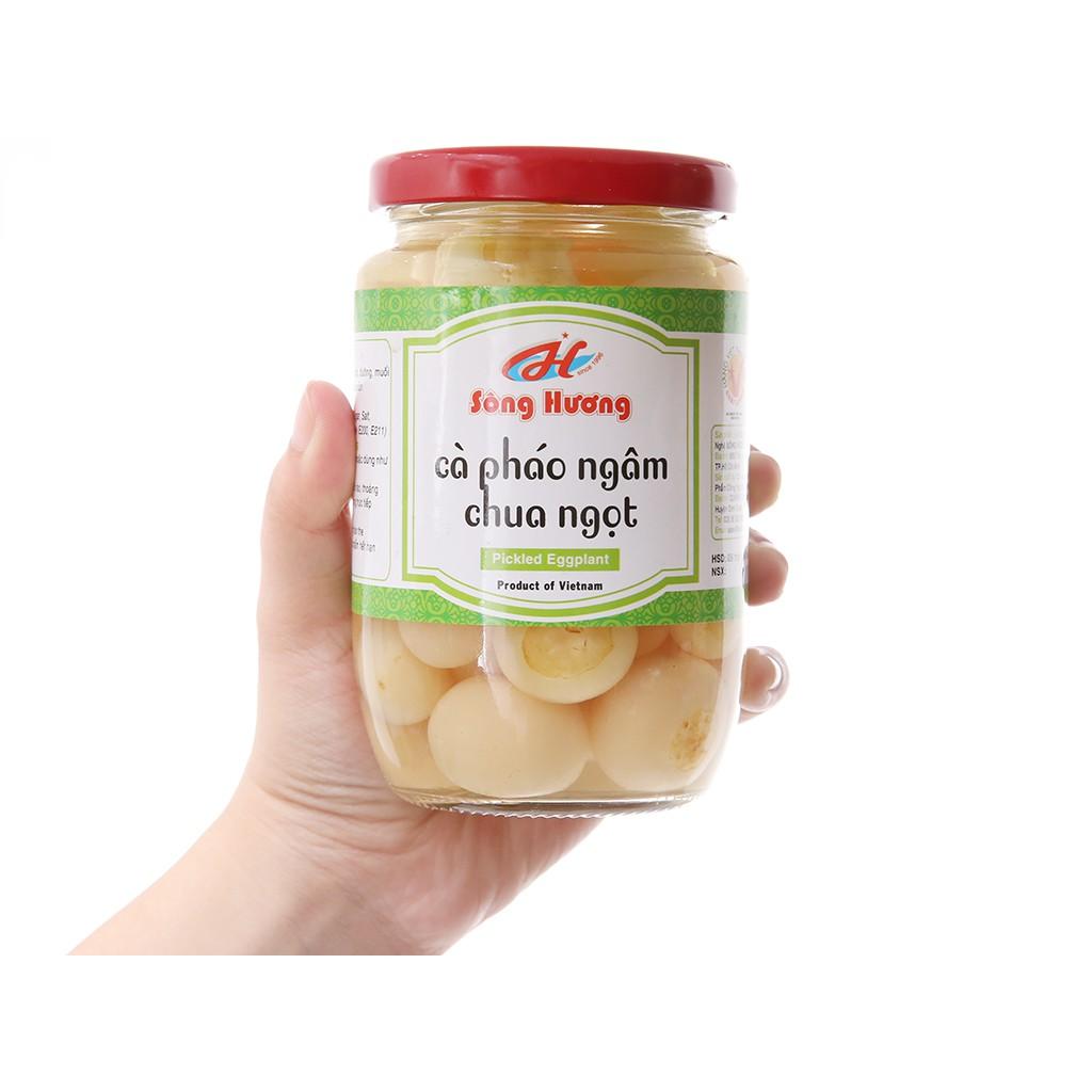 Cà Pháo Muối Ngâm Chua Ngọt Sông Hương Foods Hũ 370g