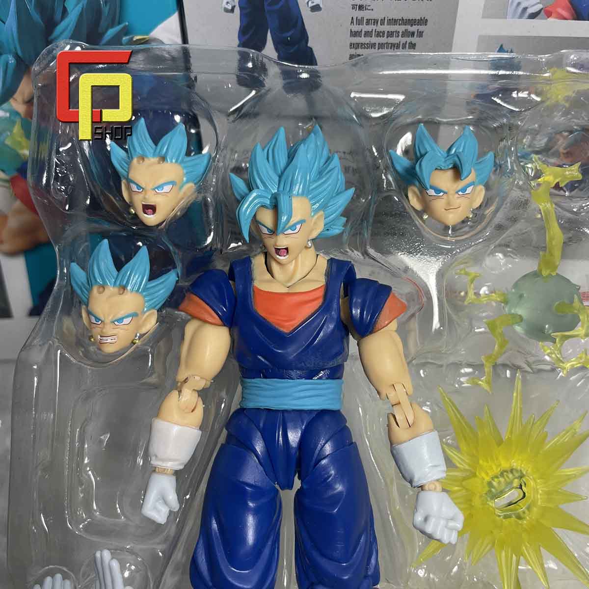 Mô hình Vegito SHF - Mô hình Vegito có khớp - Mô hình Dragon Ball