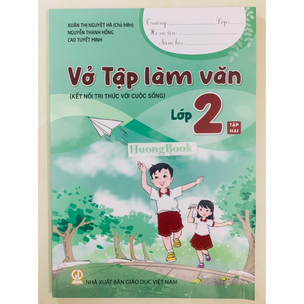 Sách - Combo Vở tập làm văn lớp 2 tập 1+2 - HA