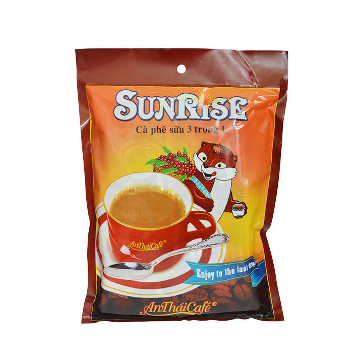 Cà Phê Sữa 3in1 AnTháiCafé Sunrise - Túi 20gói x 18g