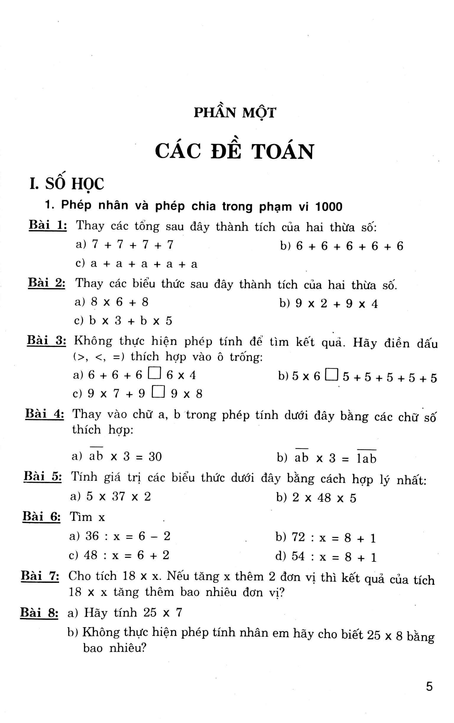 Toán Hay Và Khó Tiểu Học 3 (Biên Soạn Theo Chương Trinh GDPT Mới) (Dùng Chung Cho Các Bộ SGK Hiện Hành)