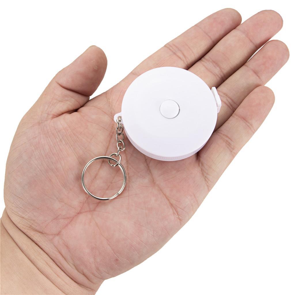 Measuring Ruler Soft Tape Pocket Tape Compact Portable with A Key