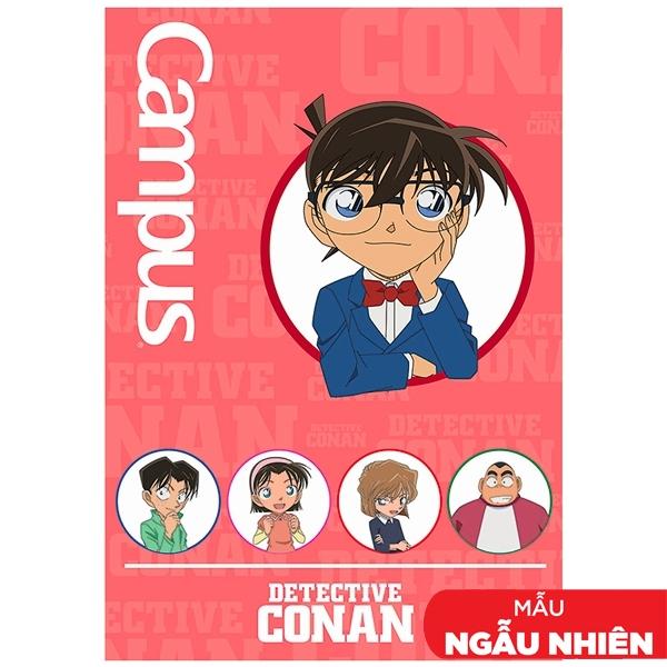 Vở Conan Detective Kids - B5 Kẻ Ngang Có Chấm 80 Trang Đl 70Gm2 - Campus Nb - Bcdk80 Mẫu Màu Giao Ngẫu Nhiên