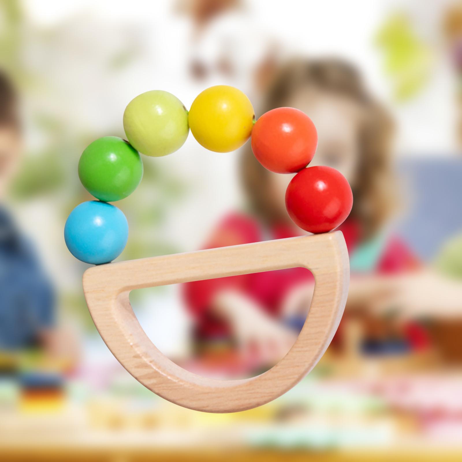 Wood rattles montessori toys enlightenment A