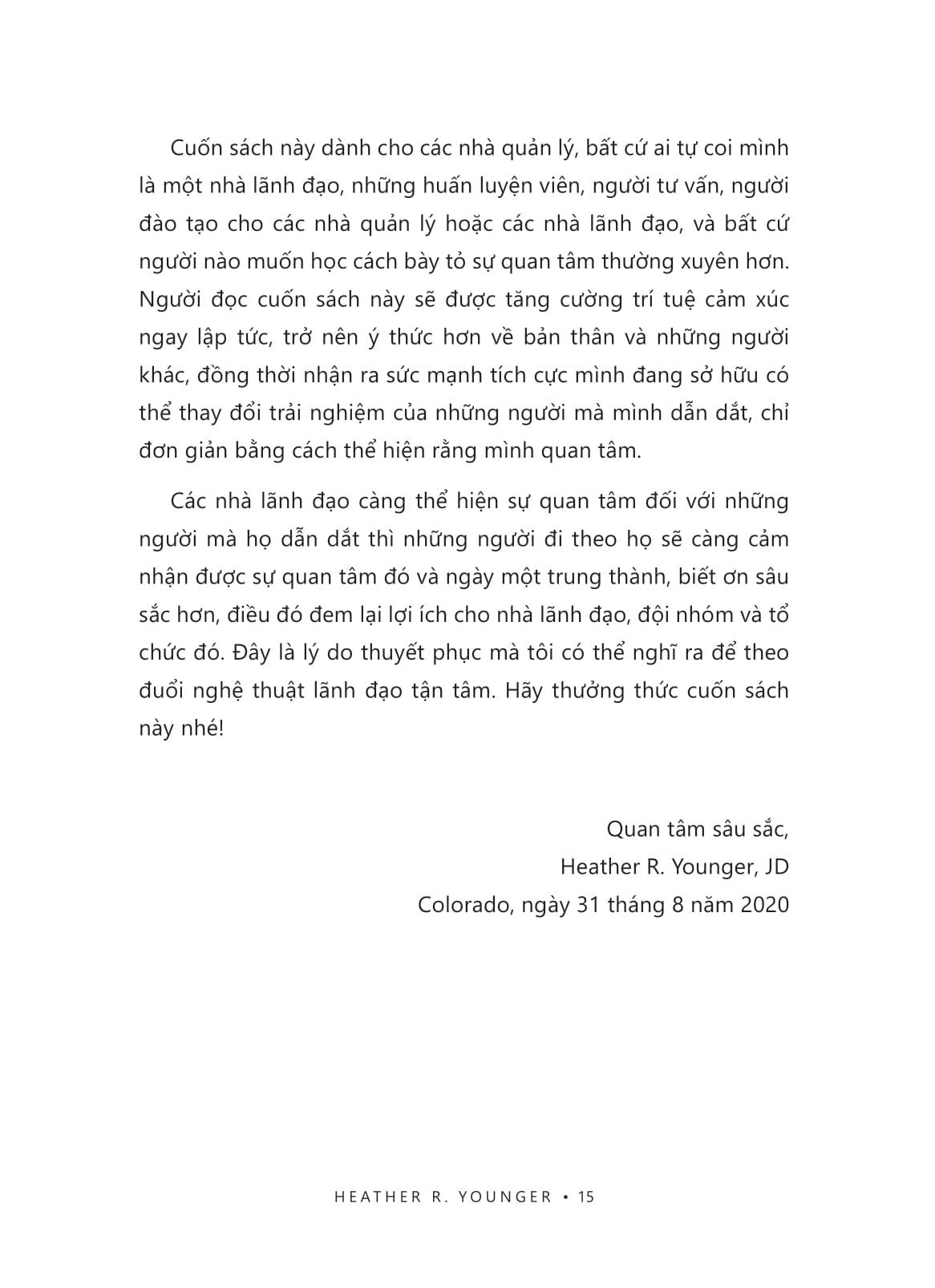 Nghệ Thuật Lãnh Đạo Tận Tâm