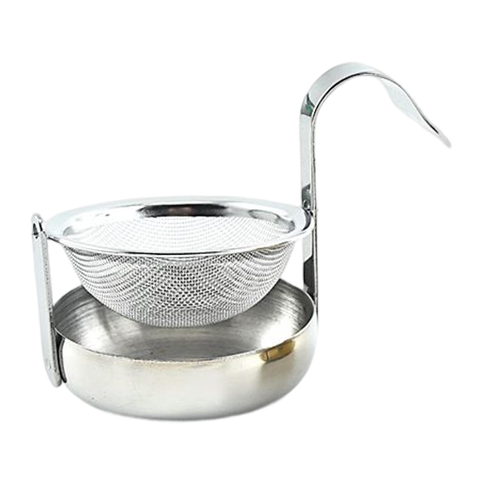 Rotating Tea Strainer with Handle Teaware Tea Accessories golden