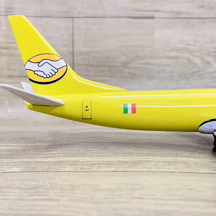Mô hình máy bay tĩnh Mercado Libre B777 20cm có bánh xe