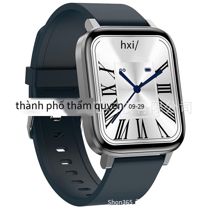 Vụ nổ giá thấp nhất F60 đồng hồ đo nhiệt độ cơ thể thông minh đo nhịp tim vòng đeo tay thông minh đồng hồ thể thao đồng hồ thông minh màn hình lớn