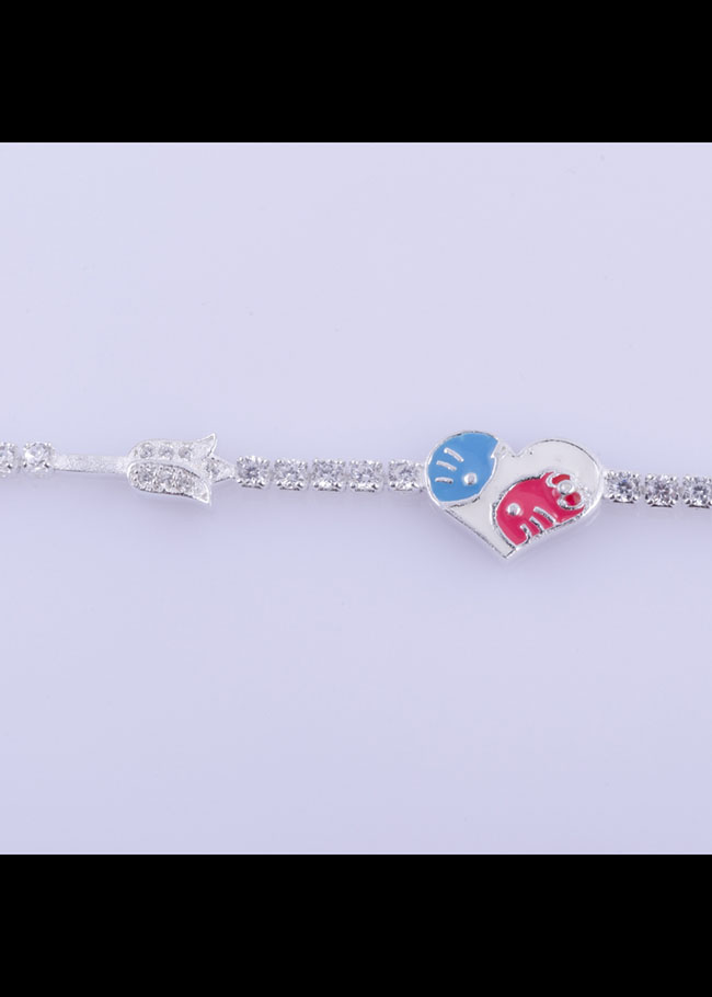 Lắc tay bạc nữ S925 Italia Bạc Xinh LTX16