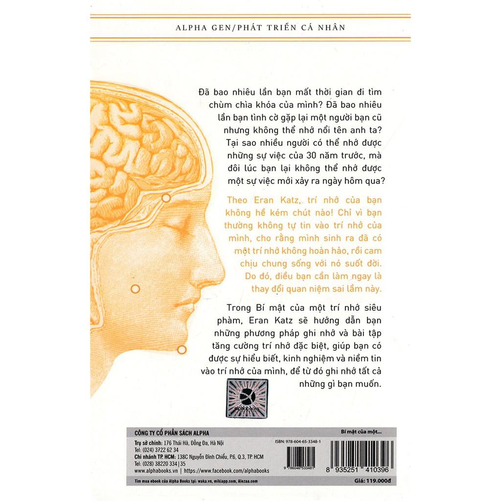 Bí Mật Của Một Trí Nhớ Siêu Phàm - Eran Katz - Bản Quyền