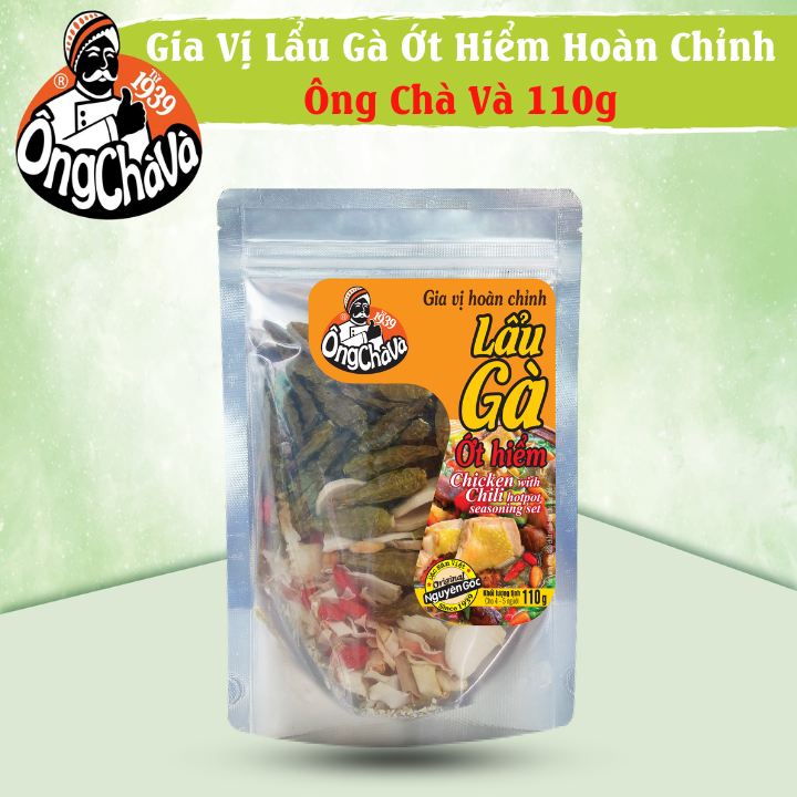 Gia Vị Lẩu Gà Ớt Hiểm Hoàn Chỉnh Ông Chà Và 110g (Spicy Chicken Hotpot)