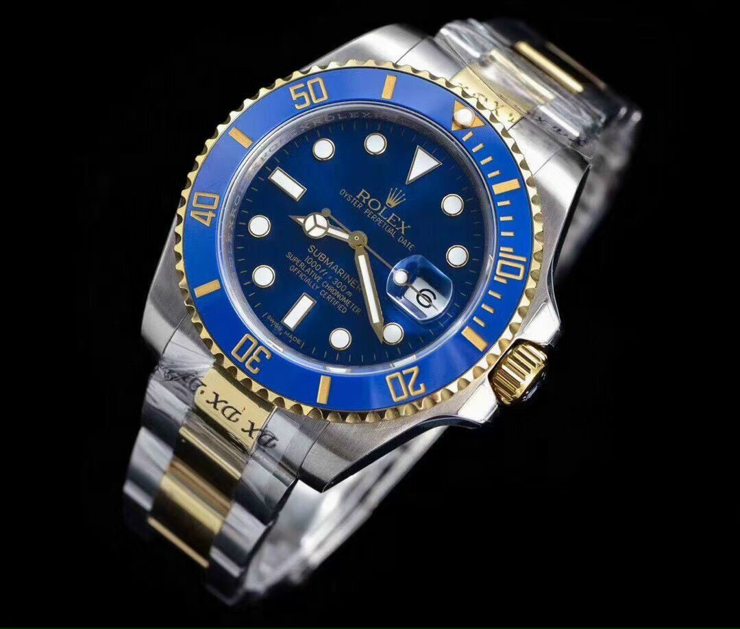 Đồng Hồ ROLEX SUBMARINER DATE 116613LN- Bảo Hành 12 Tháng - Máy Pin - Hàng Cao Cấp - Mặt Đen