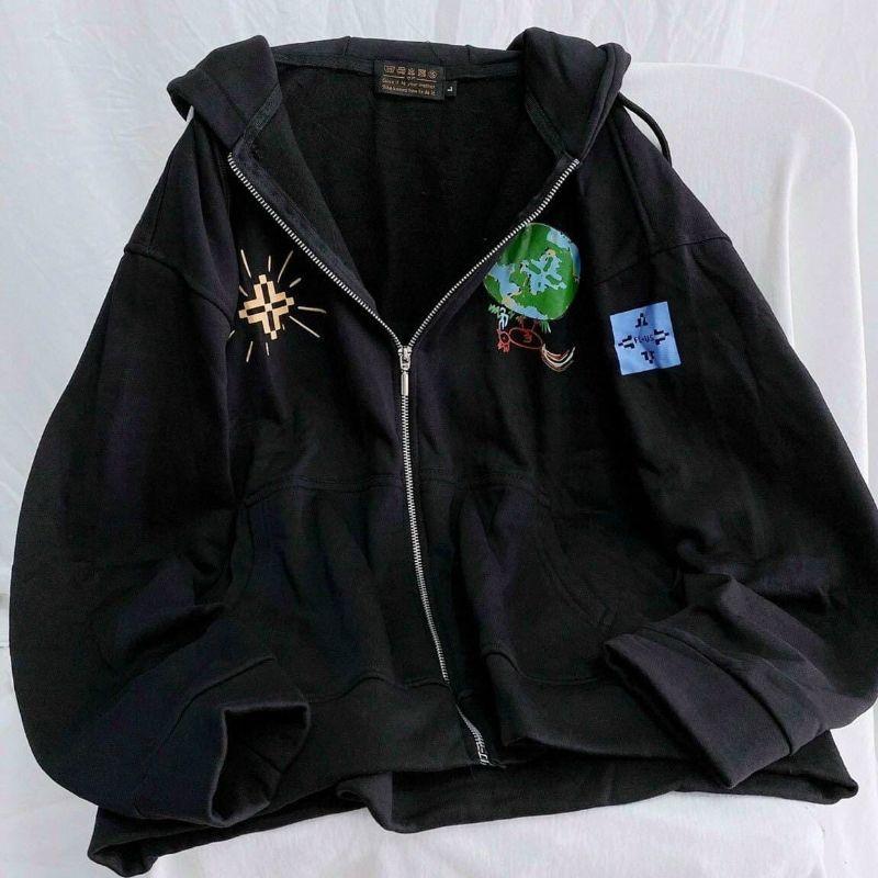 Áo Khoác Nỉ Fevents RẺ ĐẸP Áo Hoodie Unisex Có Dây Kéo Khoác Chống Nắng Cực Tốt - Couple Jacket