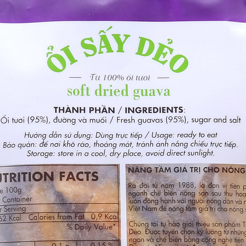 Ổi Sấy Dẻo Vinamit