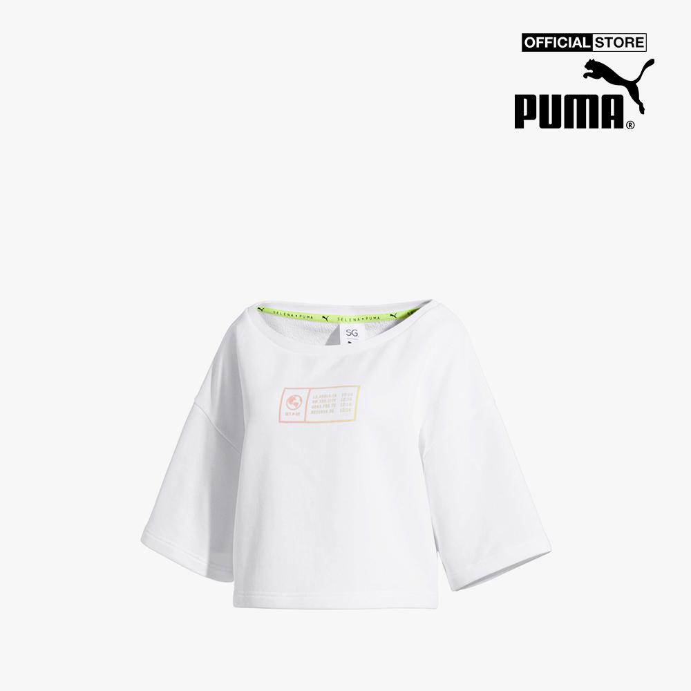 PUMA - Áo Sweatshirt nữ phom rộng SG x Puma 579782-02