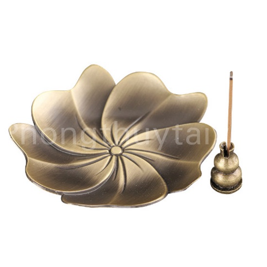 Khay dĩa hứng tàn nhang HOA ĐỒNG 9.8cm- thờ cúng.