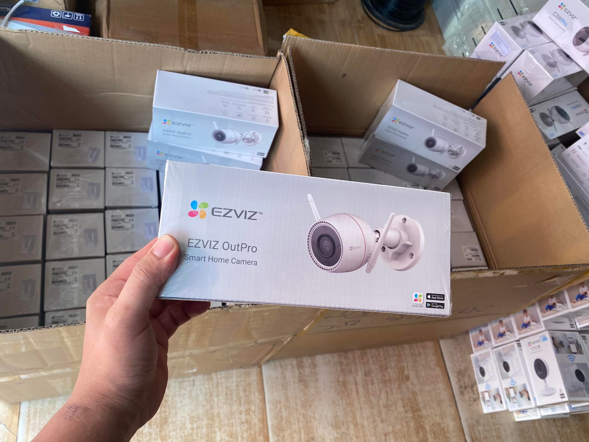 Camera Ngoài Trời EZVIZ C3TN 3MP 2K có màu ban đêm Âm Thanh - Hàng chính hãng