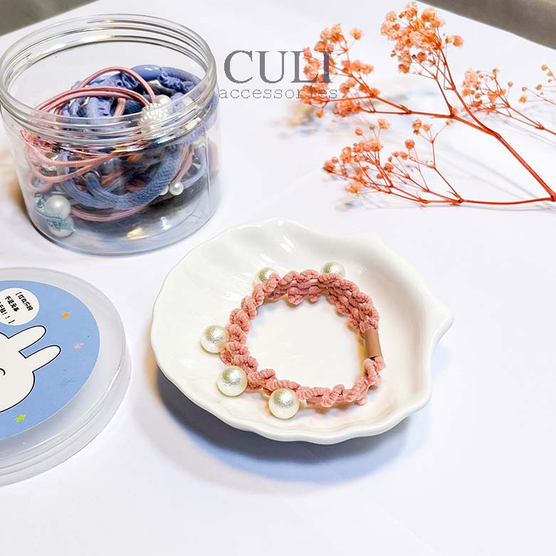 SET cột tóc 16 chi tiết xinh xắn phong cách Hàn Quốc cho nữ