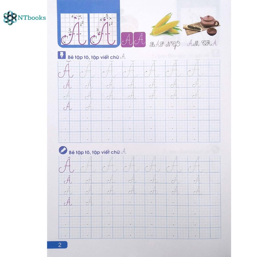 Sách Chuẩn Bị Cho Bé Vào Lớp 1 - Tô Chữ Hoa Lớp 1