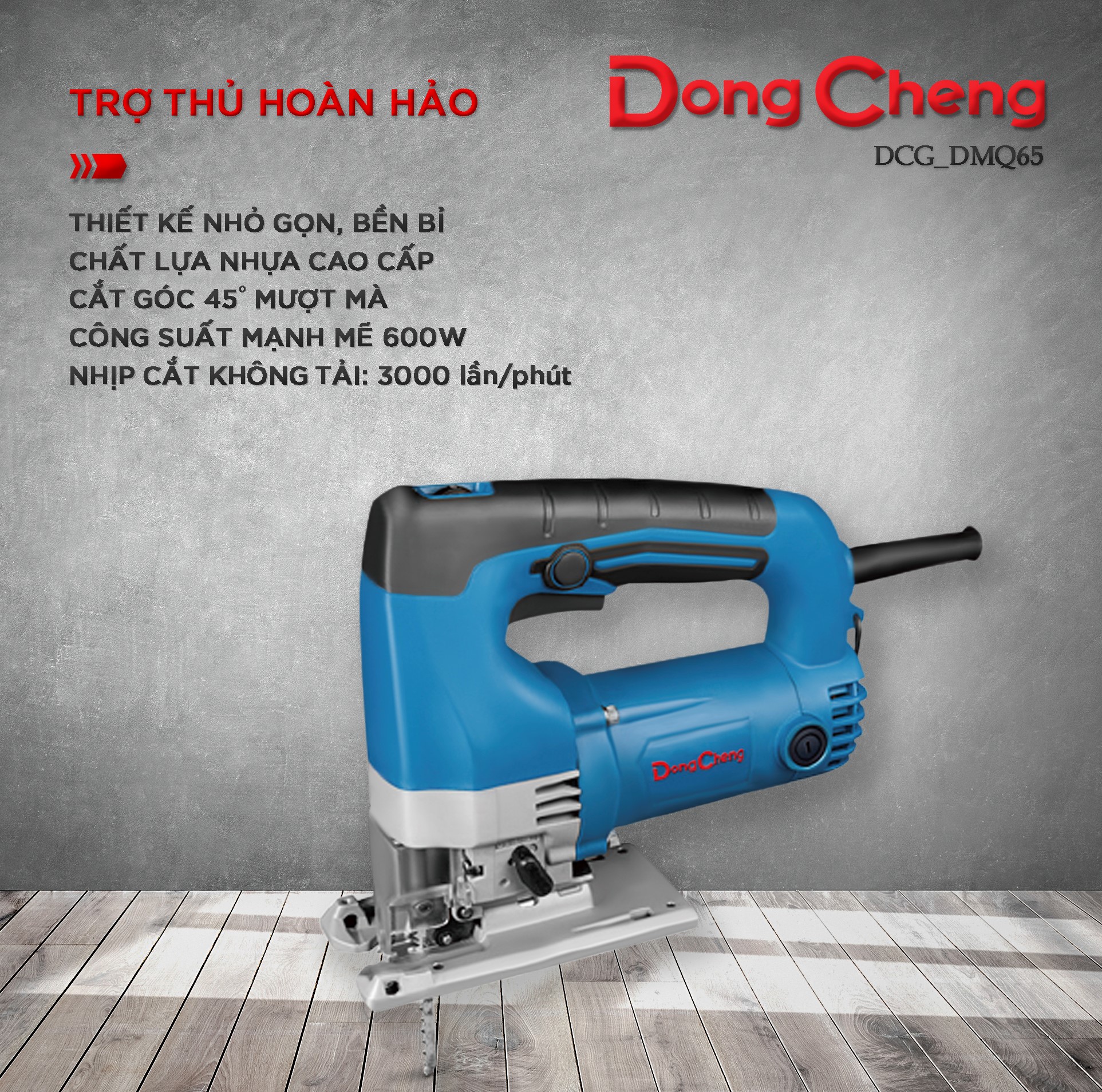 Máy cưa xọc DongCheng DMQ65_Chính Hãng