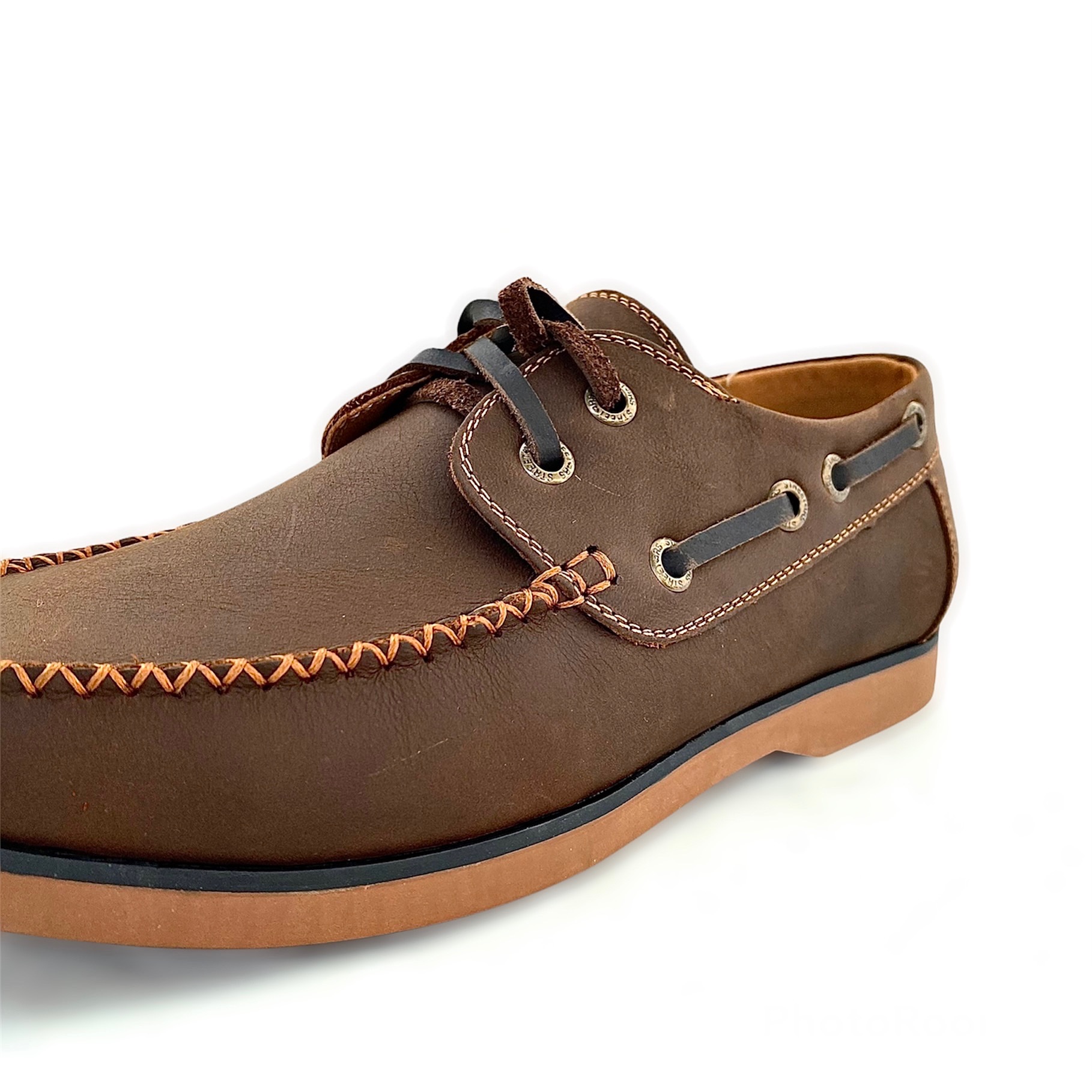 Giày nam da bò thật Boatshoes TEFOSS HN411 size 38-44 sang trọng