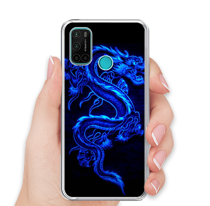 Ốp lưng dẻo cho điện thoại VSMART JOY 4 - 0270 DRADON02 - Hàng Chính Hãng