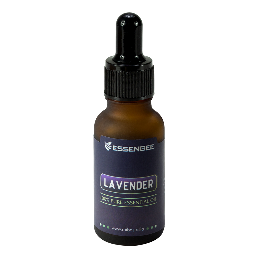 Tinh dầu thiên nhiên Hoa Lavender - Essenbee - 20ml - Hỗ trợ thư giãn tinh thần, giảm stress, chống trầm cảm. Kháng khuẩn, khử mùi, tái tạo không khí trong lành. Xua muỗi hiệu quả và an toàn cho trẻ em. 