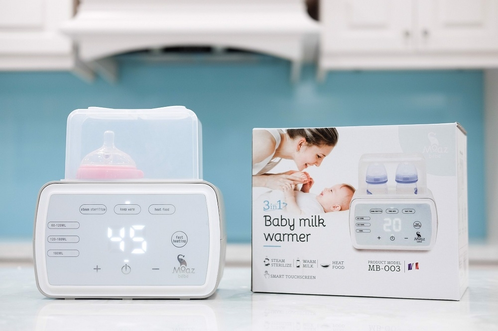 Máy hâm sữa tiệt trùng Moaz Bebe MB-003