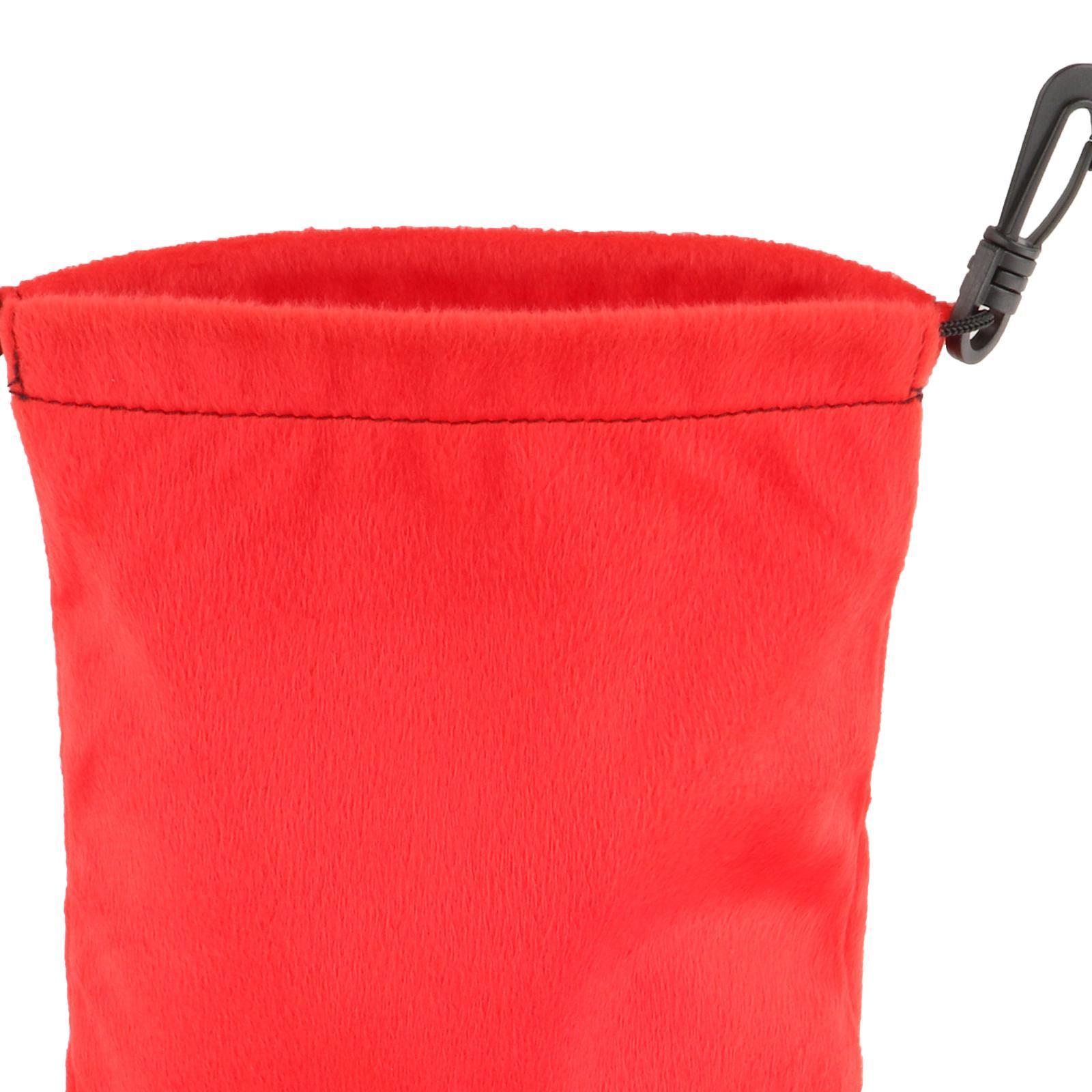 Golf Ball Drawstring Bag with Clasp Storage Bag Stuff Sack for Sports
