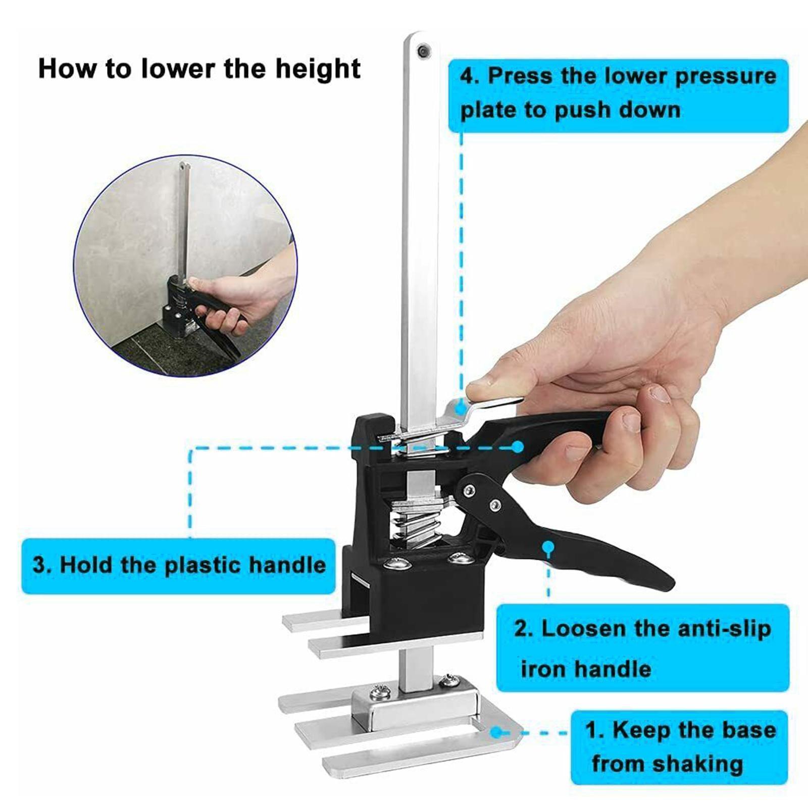 2xLabor-saving Arm Board Lifter Cabinet Jack Door Use Hand Tool Effort Ele 288