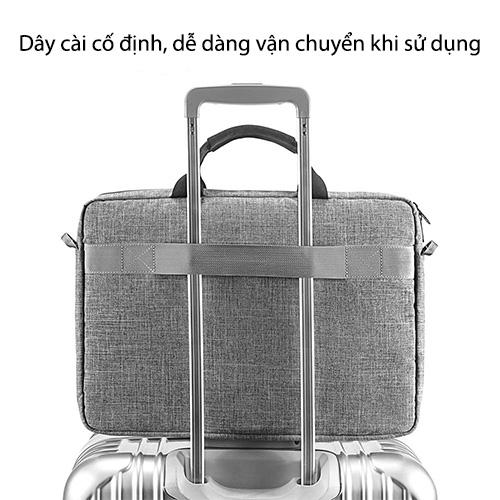 TÚI XÁCH TOMTOC (USA) BRIEFCASE PREMIUM CHO MACBOOK 13″/14″ bảo vệ hoàn hảo chống va đập và trầy xước - HÀNG CHÍNH HÃNG