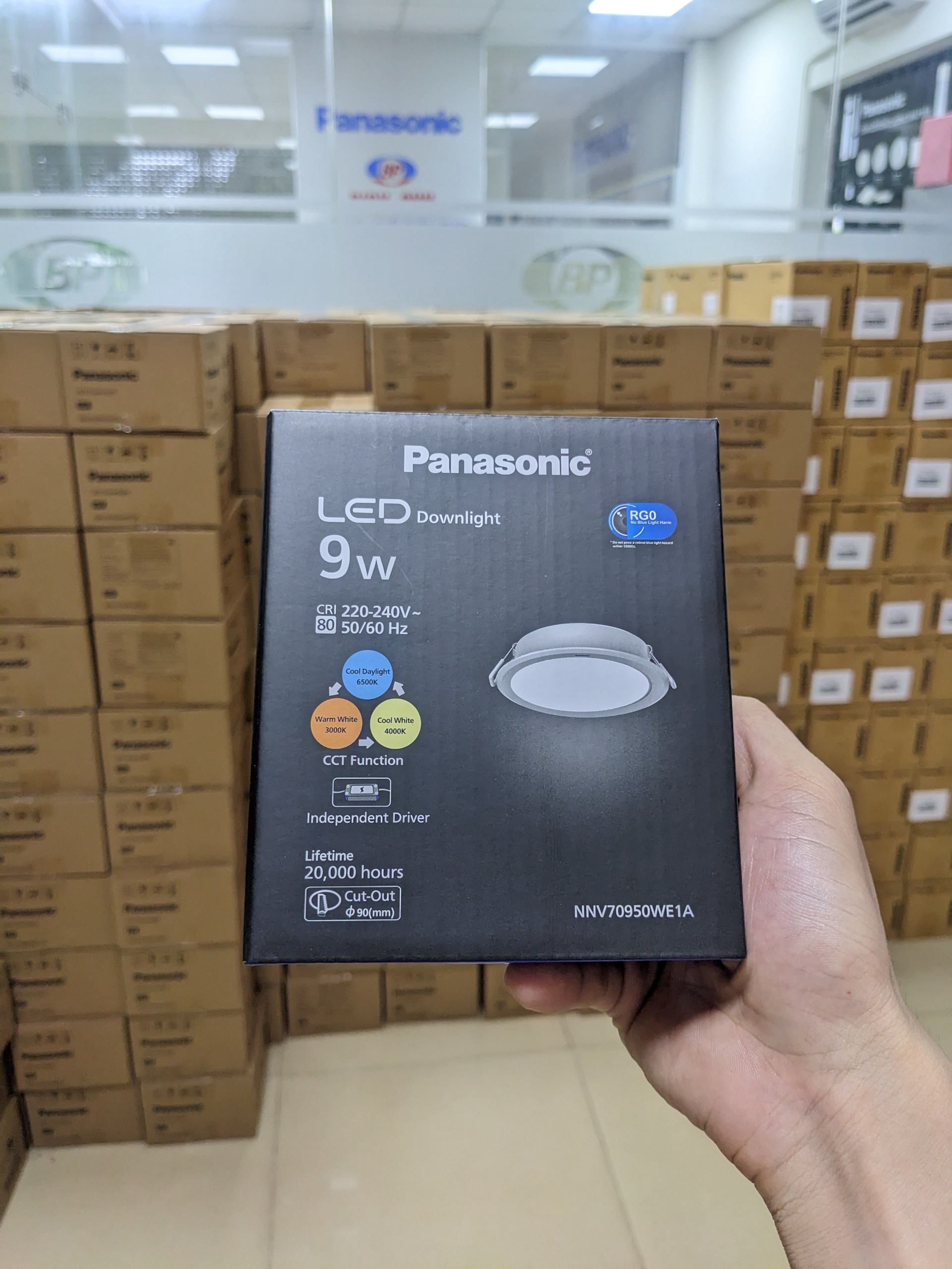Đèn LED âm trần Downlight Đổi màu Panasonic DN 2G Công suất (9W,12W,15W)