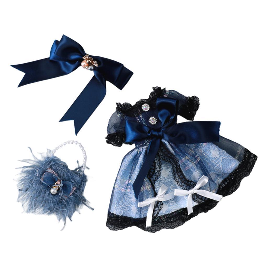 Fashion Wedding Party Dress Gowns Clothes for 30cm Doll Dress up