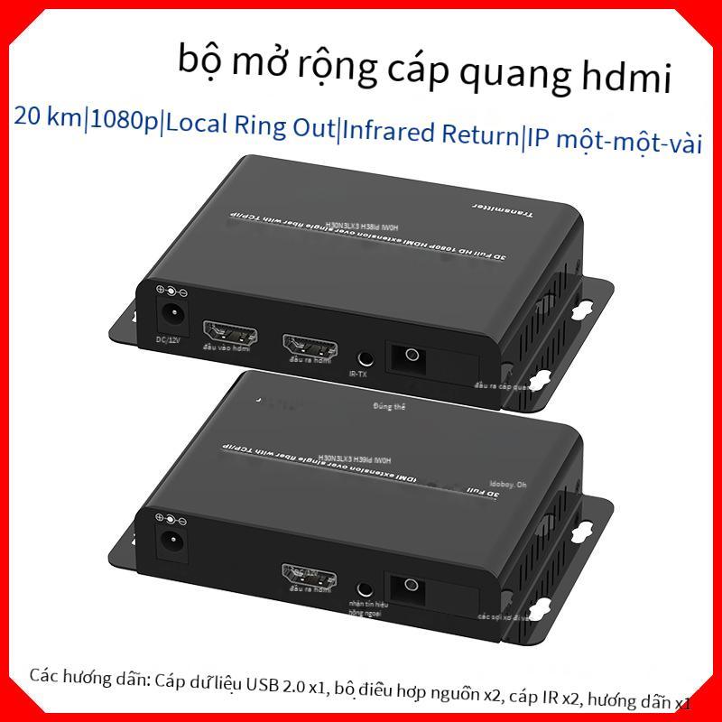 Vận Chuyển nhanh Zhenhong HDMI KVM Bộ Mở Rộng Sợi Quang HDMI + USB mở rộng Bộ Thu Phát Sợi Quang HDMI