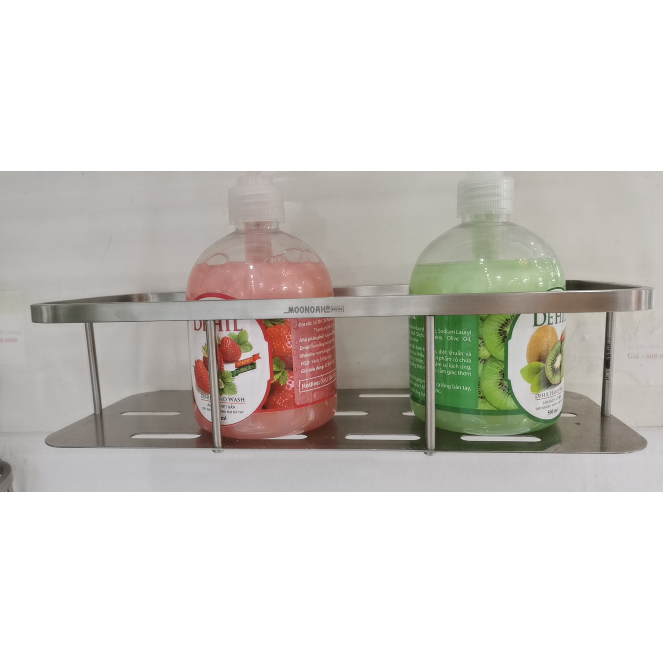 KỆ ĐẺ MỸ PHẨM PHÒNG TẮM INOX 304