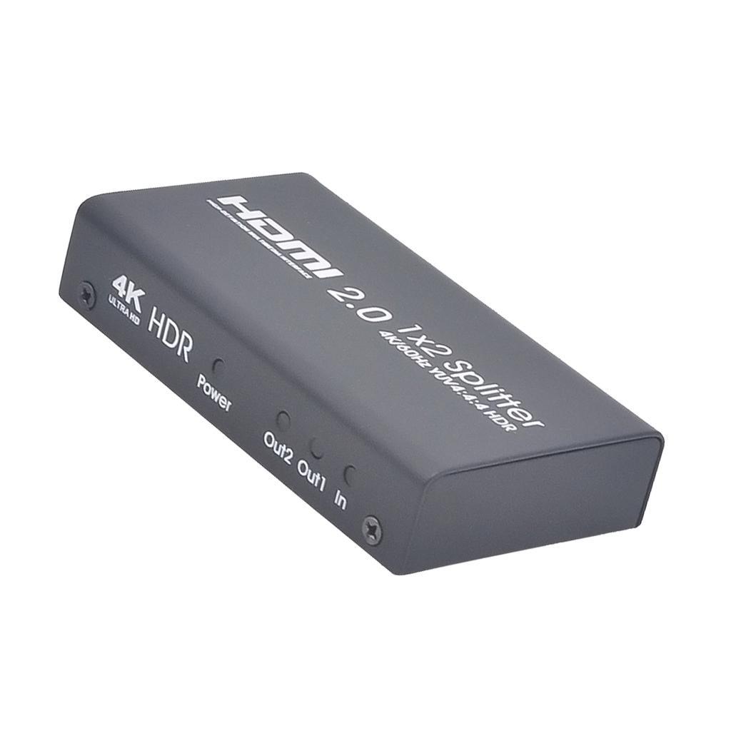 1x2 4K 1080P HUB 3D HDMI Splitter Amplifier Switcher For HDTV PC PS3 DVD