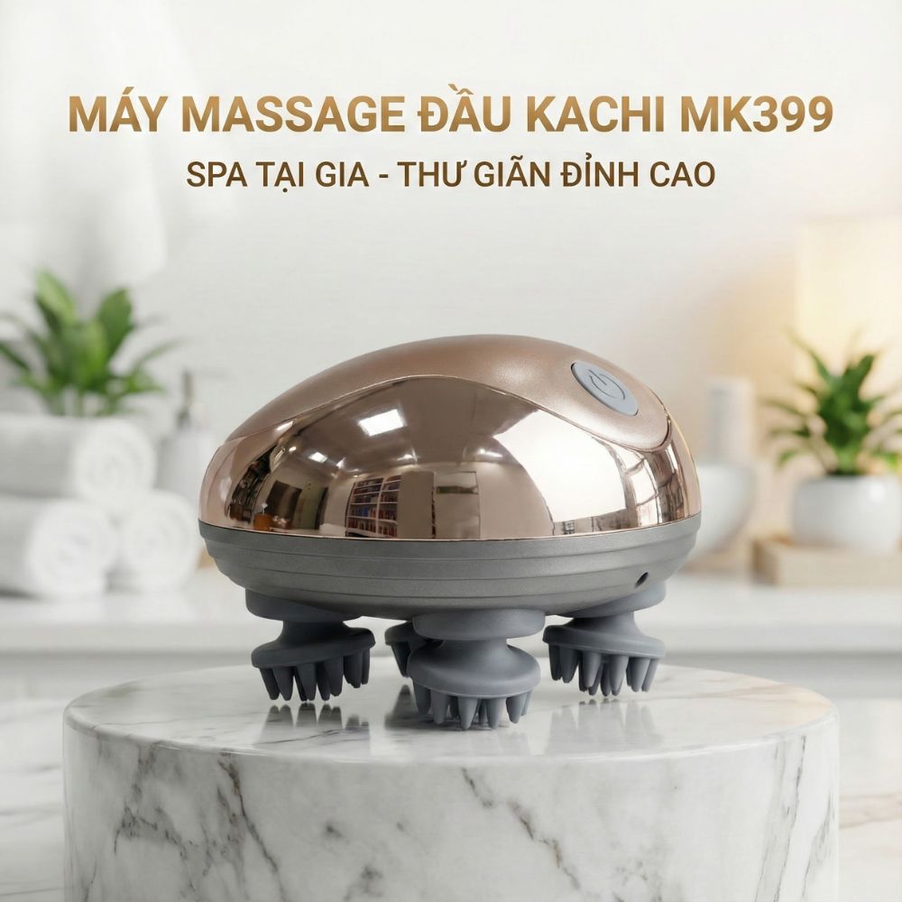 Máy Massage Đầu Không Dây Kachi MK399 - Hàng chính hãng