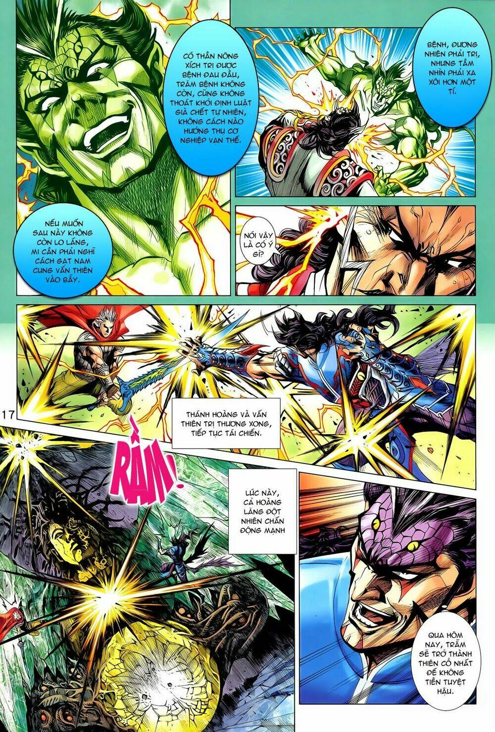 thần binh vấn thiên chapter 13 17