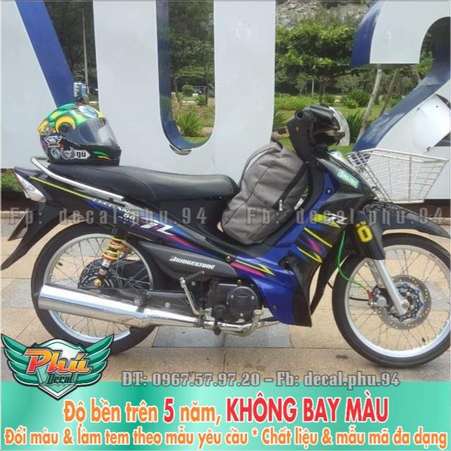 Tem rời Xe Elegant chỉ xanh đen -1
