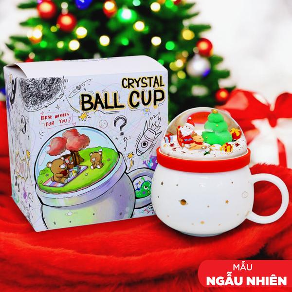 Ly Quả Cầu Tuyết Noel 10 cm - 2025-003 (Mẫu Sản Phẩm Giao Ngẫu Nhiên)